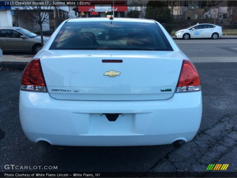 Summit White / Ebony 2013 Chevrolet Impala LT
