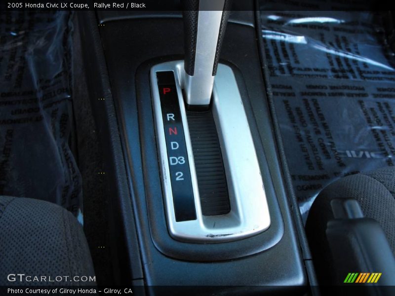 Rallye Red / Black 2005 Honda Civic LX Coupe