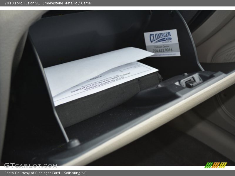 Smokestone Metallic / Camel 2010 Ford Fusion SE