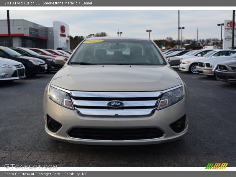 Smokestone Metallic / Camel 2010 Ford Fusion SE