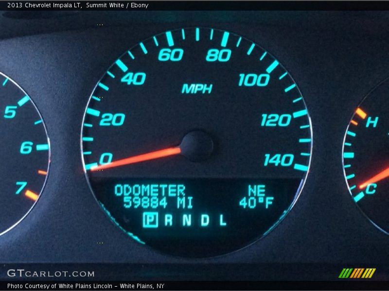 Summit White / Ebony 2013 Chevrolet Impala LT