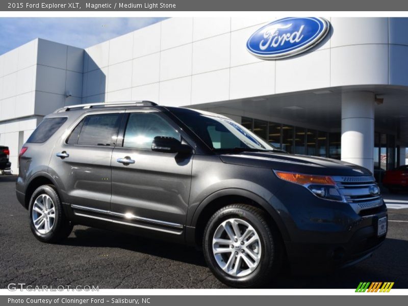 Magnetic / Medium Light Stone 2015 Ford Explorer XLT