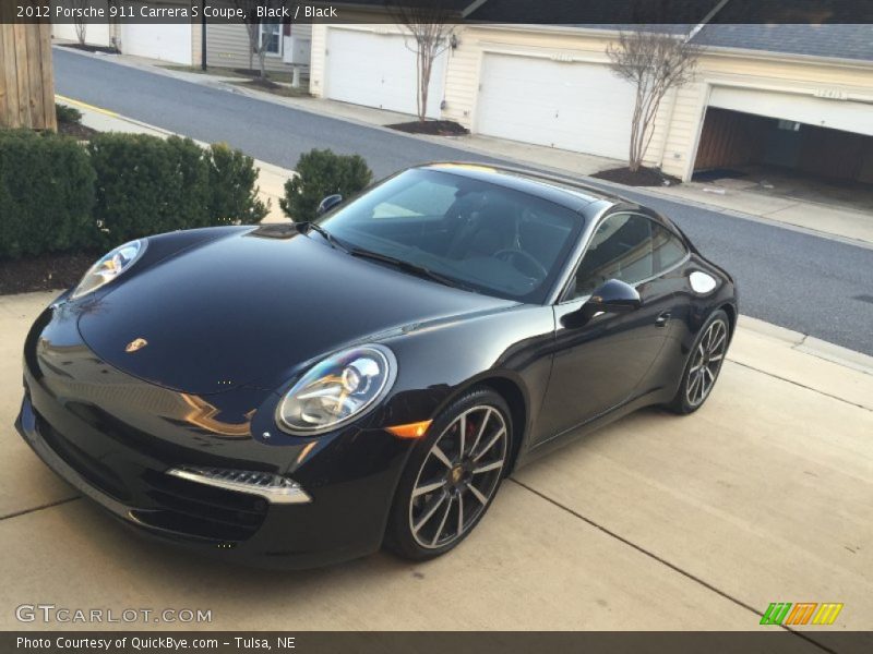 Black / Black 2012 Porsche 911 Carrera S Coupe