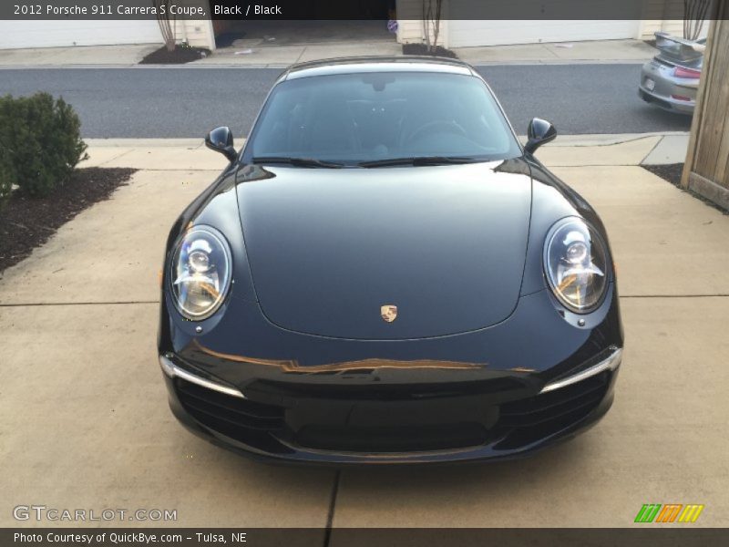 Black / Black 2012 Porsche 911 Carrera S Coupe