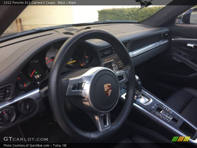 Black / Black 2012 Porsche 911 Carrera S Coupe