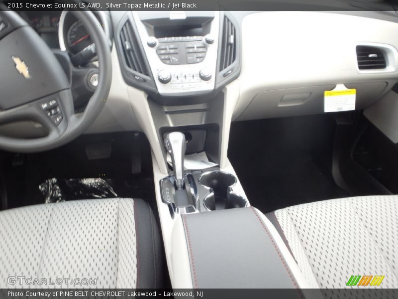 Silver Topaz Metallic / Jet Black 2015 Chevrolet Equinox LS AWD