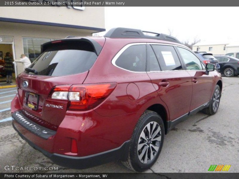 Venetian Red Pearl / Warm Ivory 2015 Subaru Outback 2.5i Limited