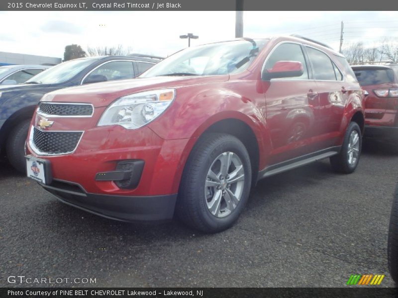 Crystal Red Tintcoat / Jet Black 2015 Chevrolet Equinox LT