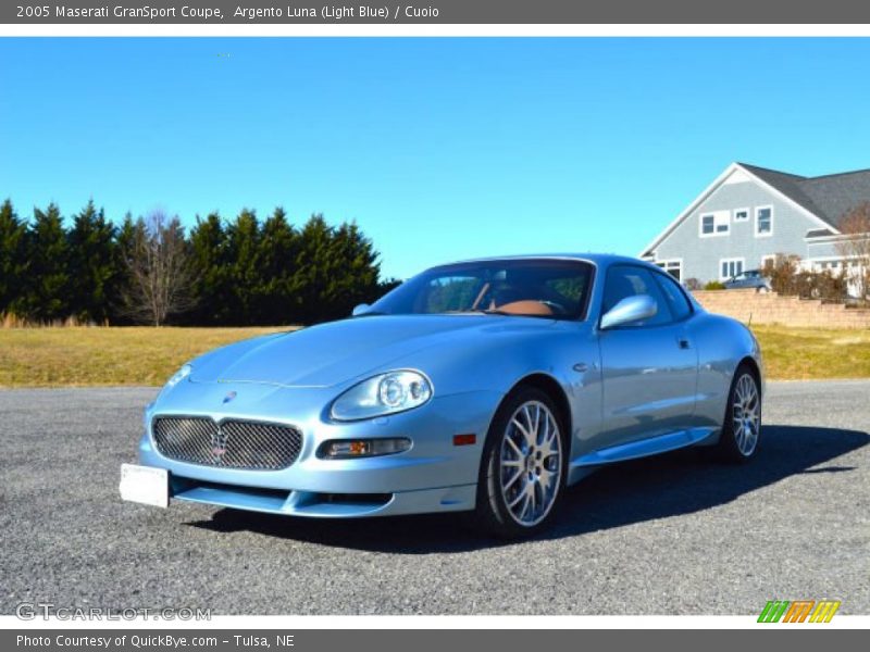 Argento Luna (Light Blue) / Cuoio 2005 Maserati GranSport Coupe