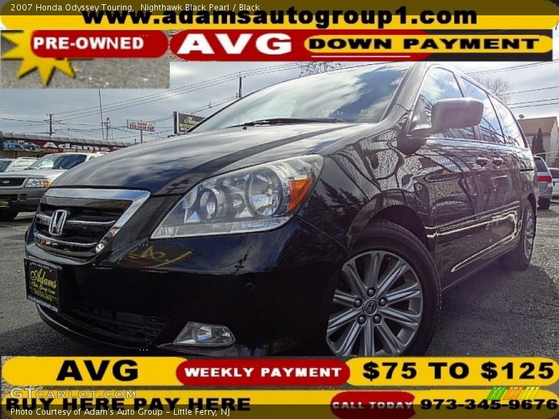 Nighthawk Black Pearl / Black 2007 Honda Odyssey Touring