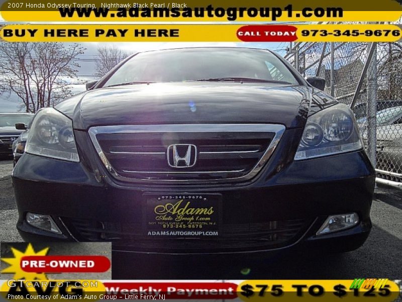 Nighthawk Black Pearl / Black 2007 Honda Odyssey Touring