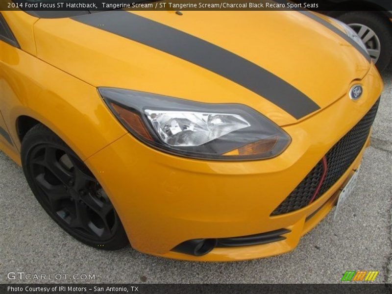 Tangerine Scream / ST Tangerine Scream/Charcoal Black Recaro Sport Seats 2014 Ford Focus ST Hatchback