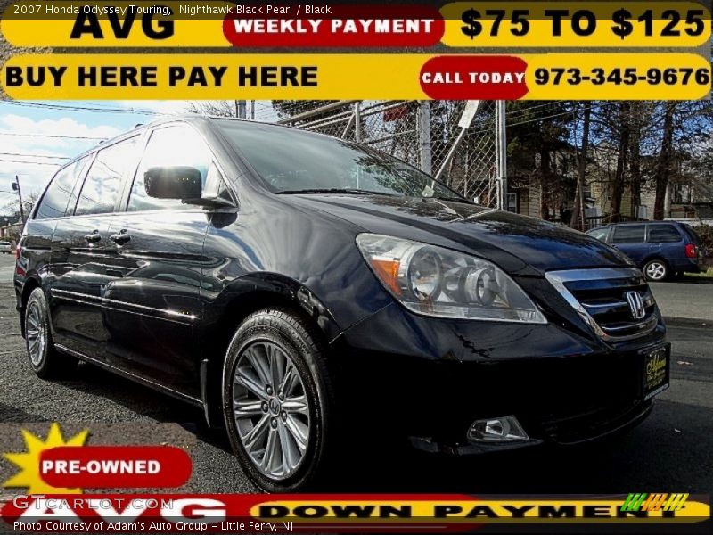 Nighthawk Black Pearl / Black 2007 Honda Odyssey Touring