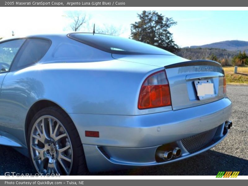 Argento Luna (Light Blue) / Cuoio 2005 Maserati GranSport Coupe