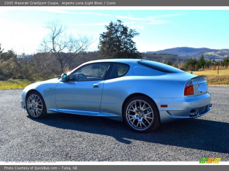 Argento Luna (Light Blue) / Cuoio 2005 Maserati GranSport Coupe