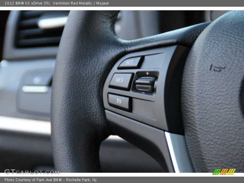 Vermilion Red Metallic / Mojave 2012 BMW X3 xDrive 35i