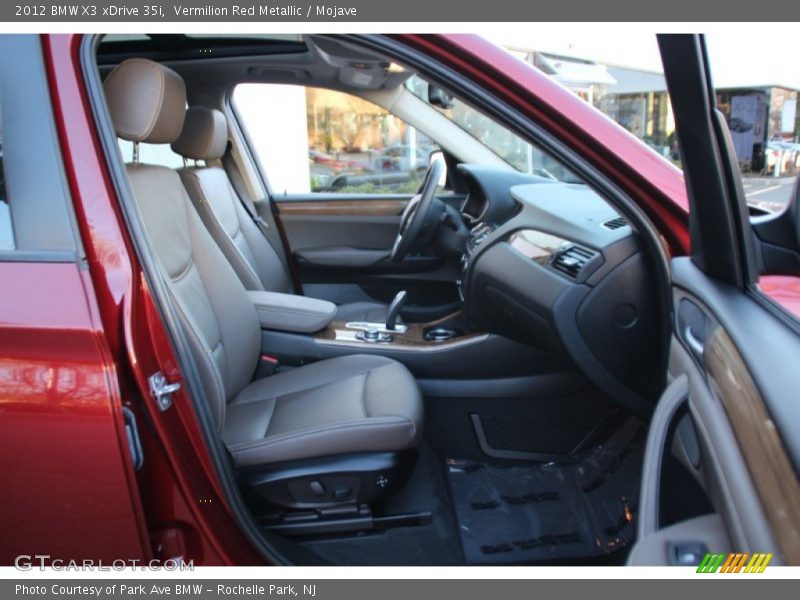 Vermilion Red Metallic / Mojave 2012 BMW X3 xDrive 35i
