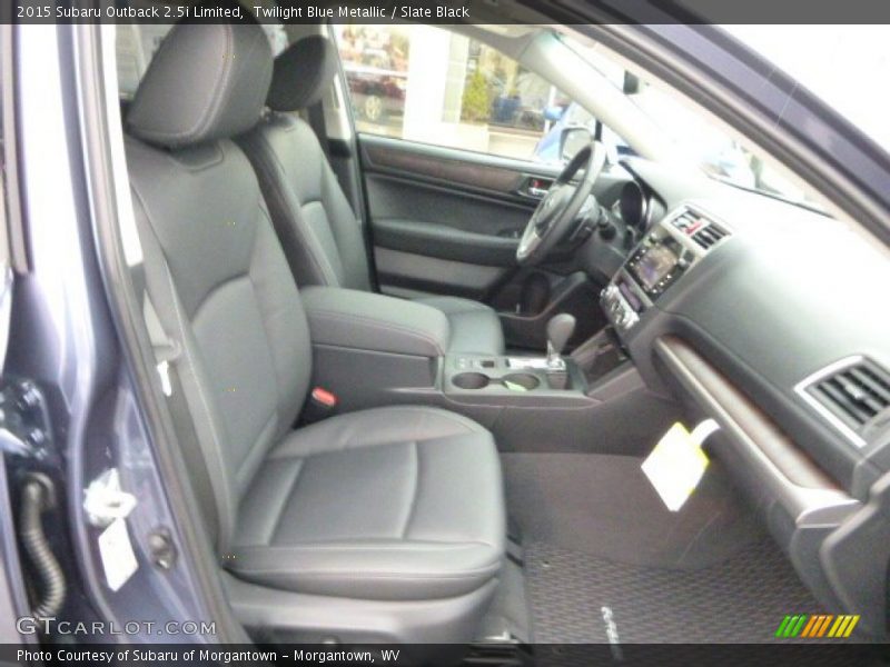 Twilight Blue Metallic / Slate Black 2015 Subaru Outback 2.5i Limited