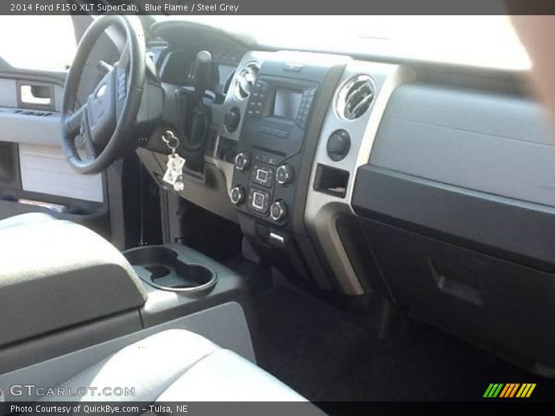 Blue Flame / Steel Grey 2014 Ford F150 XLT SuperCab