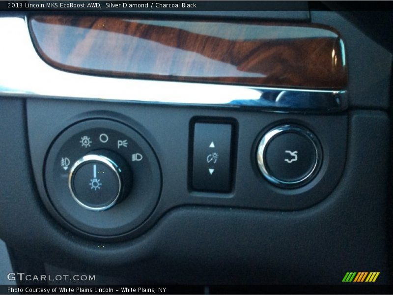 Silver Diamond / Charcoal Black 2013 Lincoln MKS EcoBoost AWD