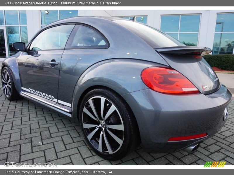 Platinum Gray Metallic / Titan Black 2012 Volkswagen Beetle Turbo