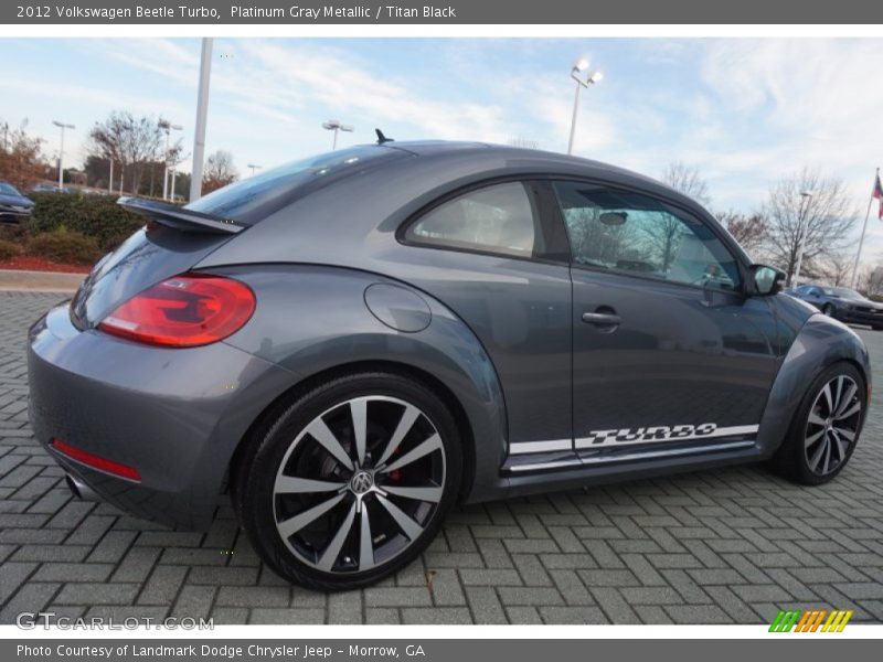 Platinum Gray Metallic / Titan Black 2012 Volkswagen Beetle Turbo