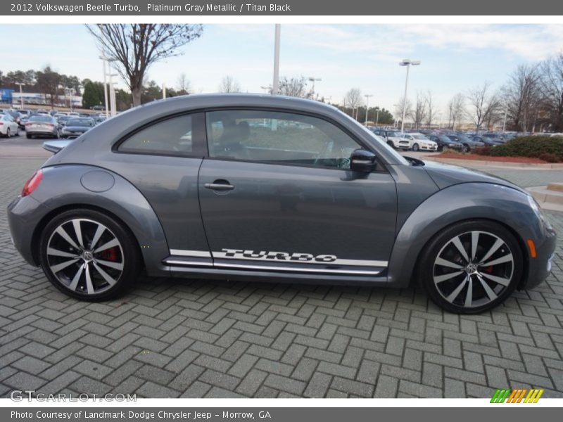 Platinum Gray Metallic / Titan Black 2012 Volkswagen Beetle Turbo