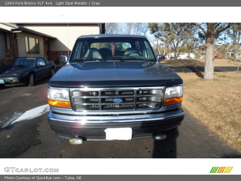 Light Opal Metallic / Gray 1994 Ford Bronco XLT 4x4