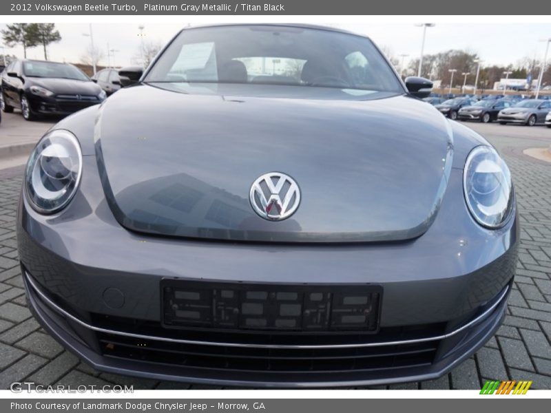 Platinum Gray Metallic / Titan Black 2012 Volkswagen Beetle Turbo