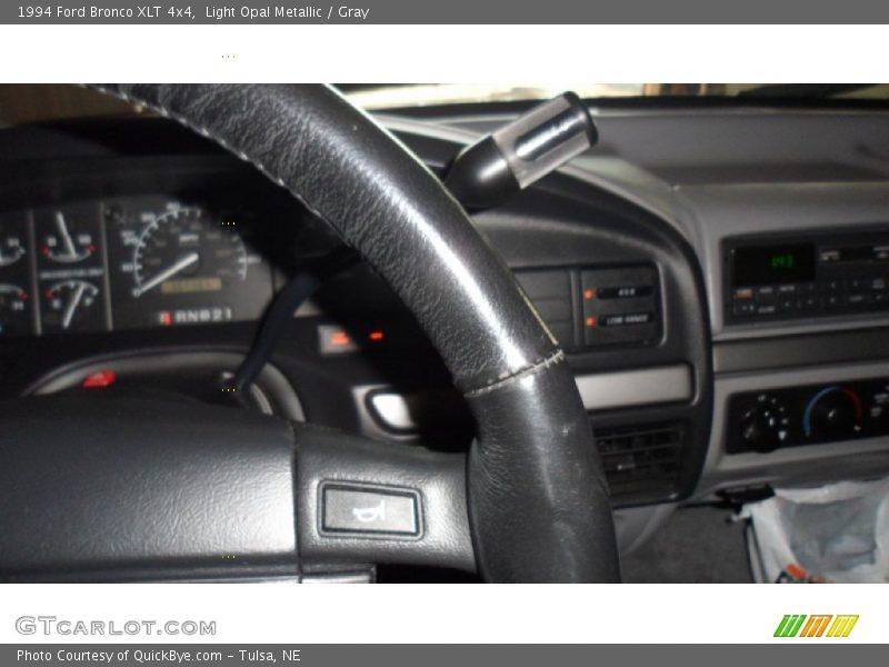 Light Opal Metallic / Gray 1994 Ford Bronco XLT 4x4