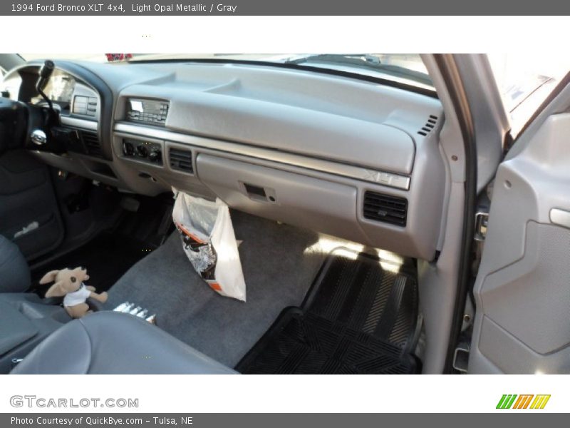 Light Opal Metallic / Gray 1994 Ford Bronco XLT 4x4