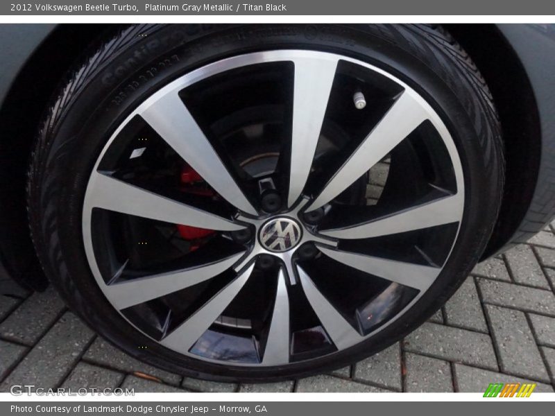 Platinum Gray Metallic / Titan Black 2012 Volkswagen Beetle Turbo