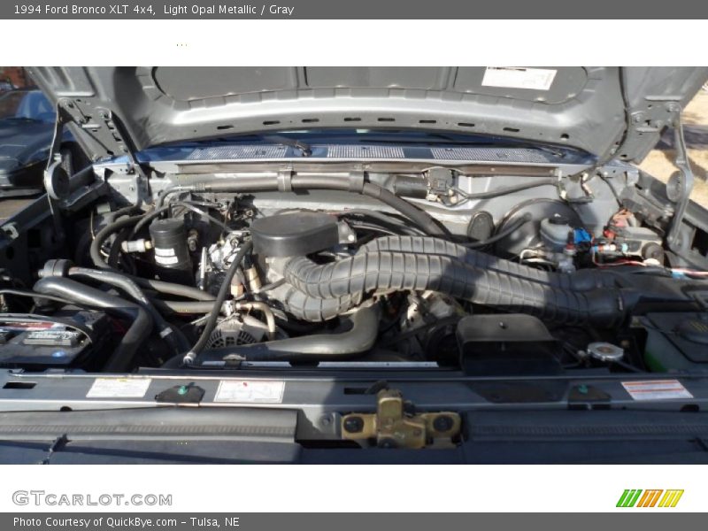 Light Opal Metallic / Gray 1994 Ford Bronco XLT 4x4