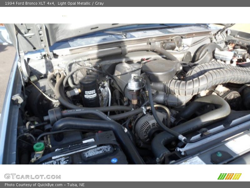 Light Opal Metallic / Gray 1994 Ford Bronco XLT 4x4