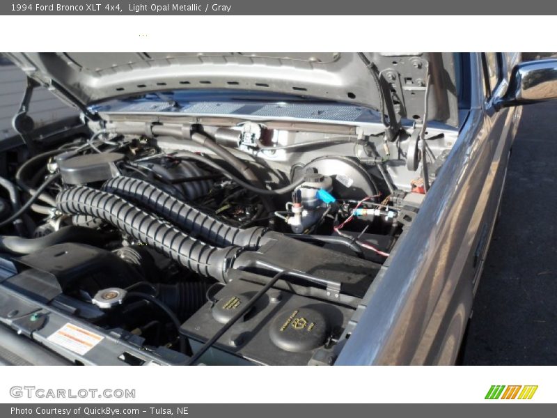 Light Opal Metallic / Gray 1994 Ford Bronco XLT 4x4