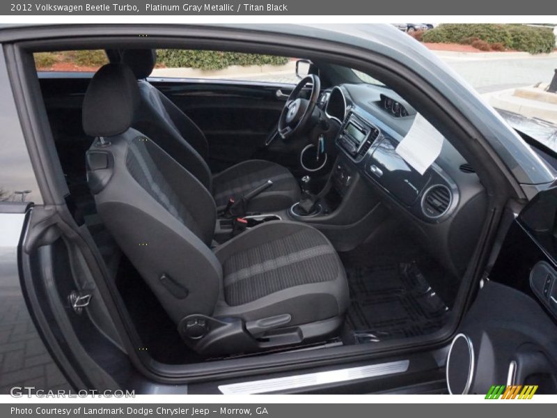 Platinum Gray Metallic / Titan Black 2012 Volkswagen Beetle Turbo
