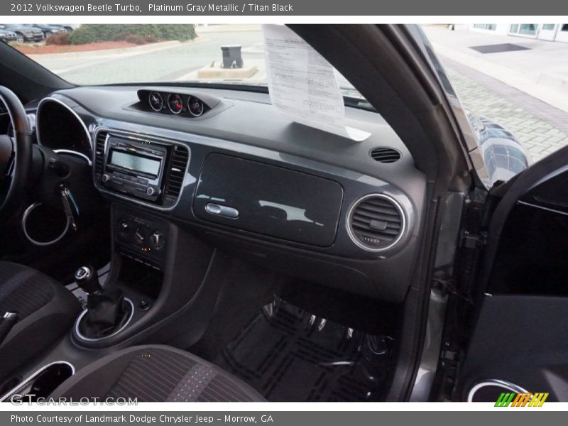 Platinum Gray Metallic / Titan Black 2012 Volkswagen Beetle Turbo