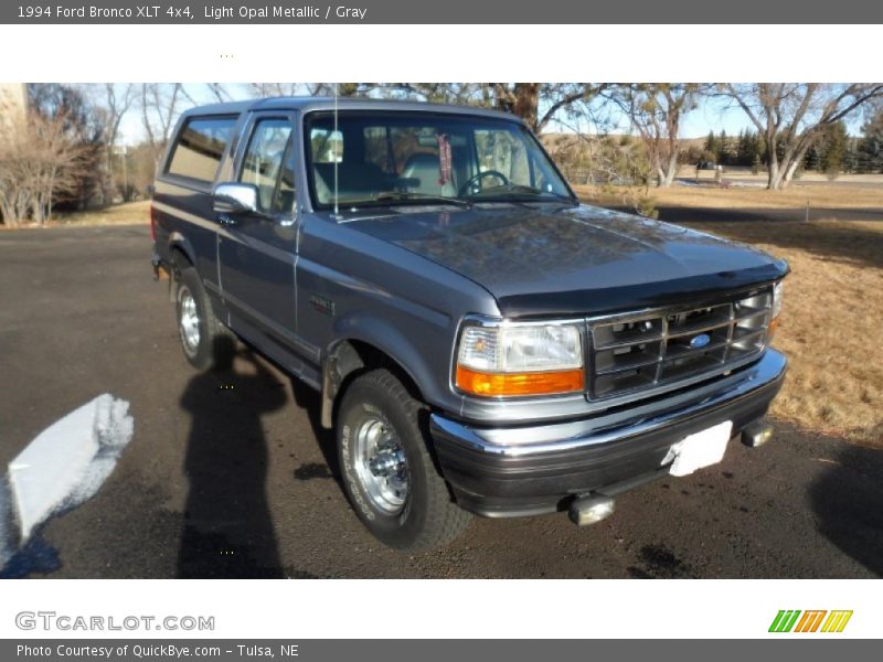 Light Opal Metallic / Gray 1994 Ford Bronco XLT 4x4