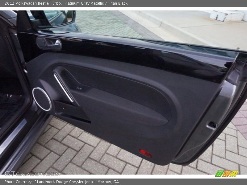 Platinum Gray Metallic / Titan Black 2012 Volkswagen Beetle Turbo