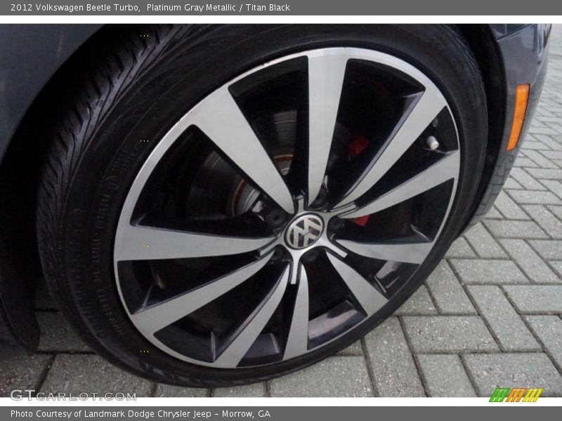 Platinum Gray Metallic / Titan Black 2012 Volkswagen Beetle Turbo