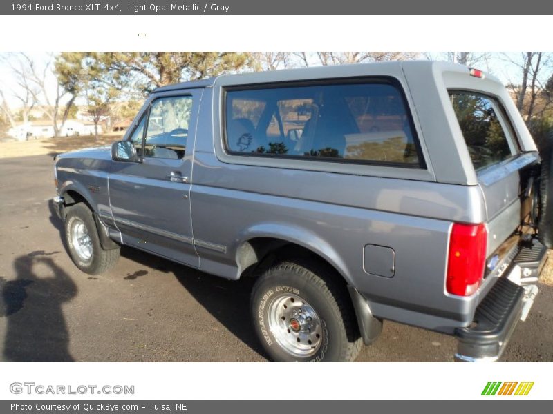 Light Opal Metallic / Gray 1994 Ford Bronco XLT 4x4