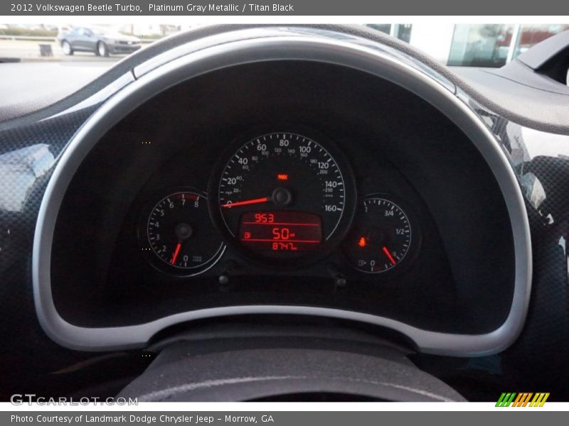Platinum Gray Metallic / Titan Black 2012 Volkswagen Beetle Turbo