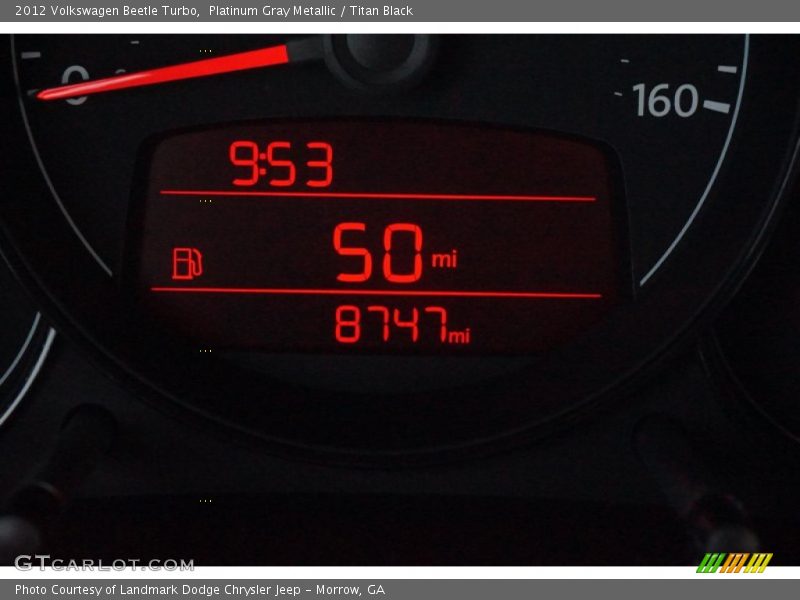 Platinum Gray Metallic / Titan Black 2012 Volkswagen Beetle Turbo