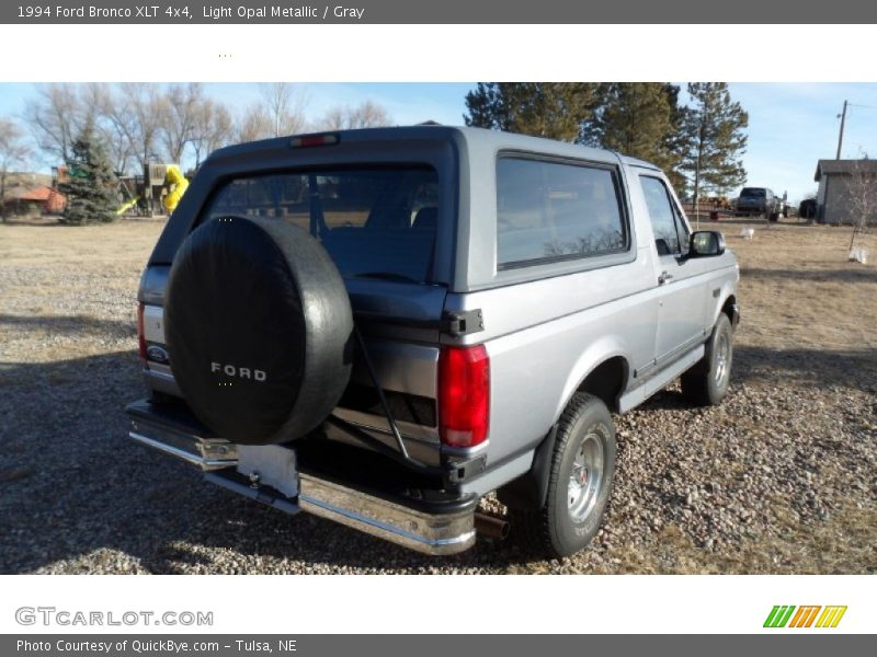 Light Opal Metallic / Gray 1994 Ford Bronco XLT 4x4