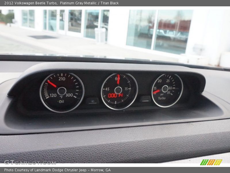 Platinum Gray Metallic / Titan Black 2012 Volkswagen Beetle Turbo