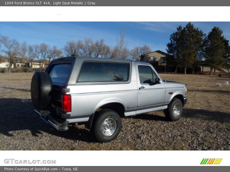 Light Opal Metallic / Gray 1994 Ford Bronco XLT 4x4