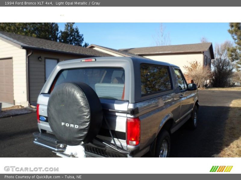 Light Opal Metallic / Gray 1994 Ford Bronco XLT 4x4