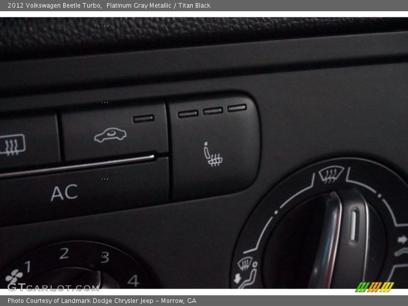 Platinum Gray Metallic / Titan Black 2012 Volkswagen Beetle Turbo