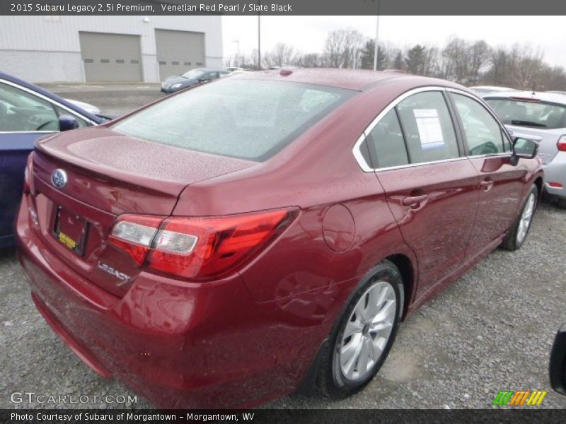 Venetian Red Pearl / Slate Black 2015 Subaru Legacy 2.5i Premium