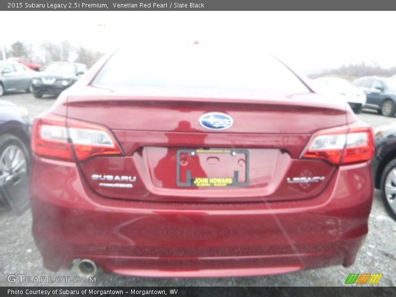 Venetian Red Pearl / Slate Black 2015 Subaru Legacy 2.5i Premium